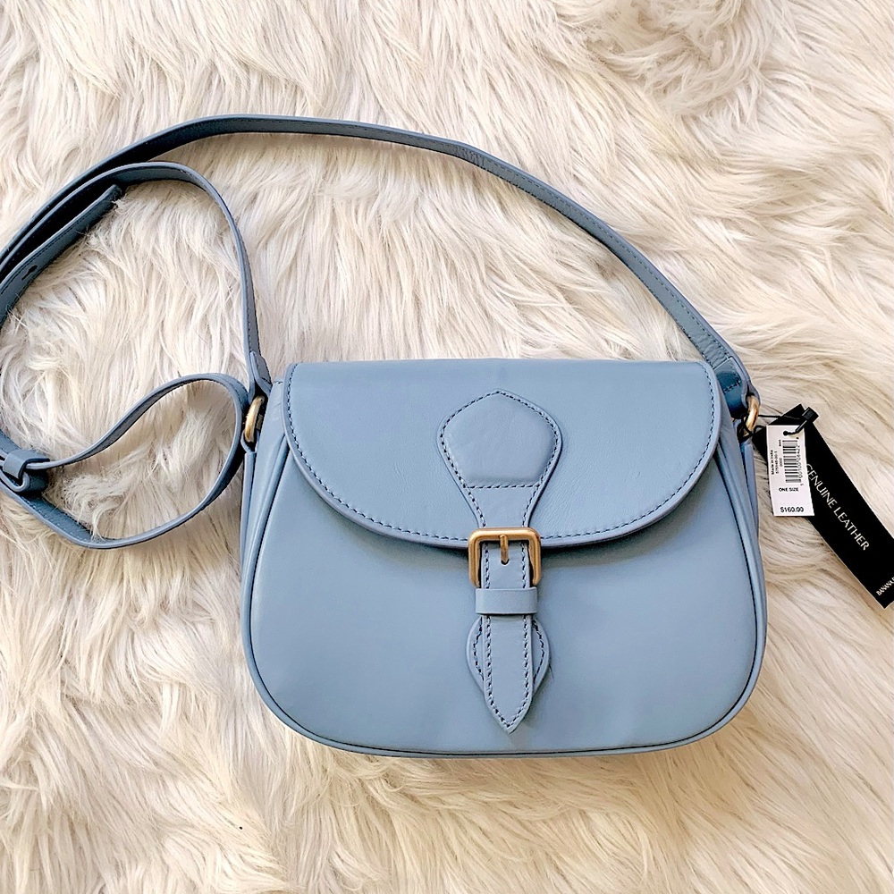 Banana Republic Blue Thistle Crossbody Bag - NWT
